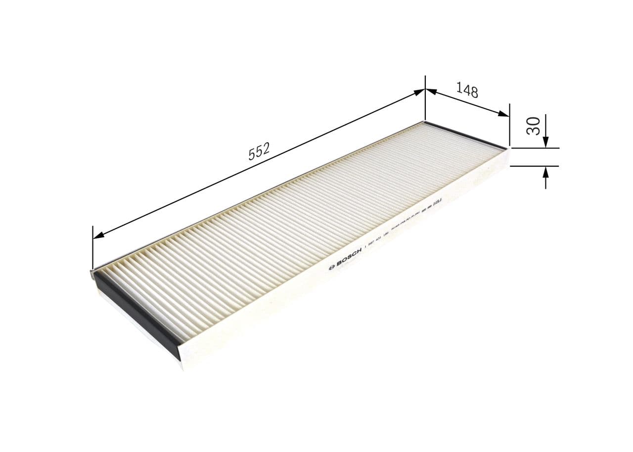 Filtro, aire del interior BOSCH 1 987 431 180