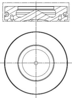 Pistón MAHLE 081 PI 00100 002