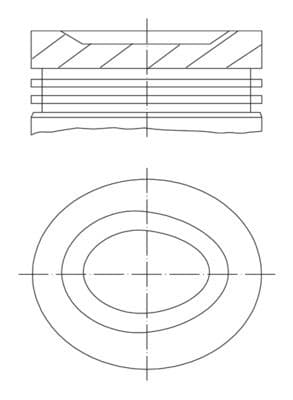 Pistón MAHLE 681 08 00