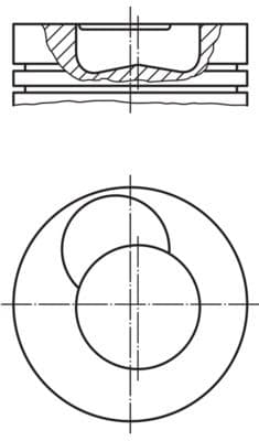 Pistón MAHLE 227 PI 00101 010