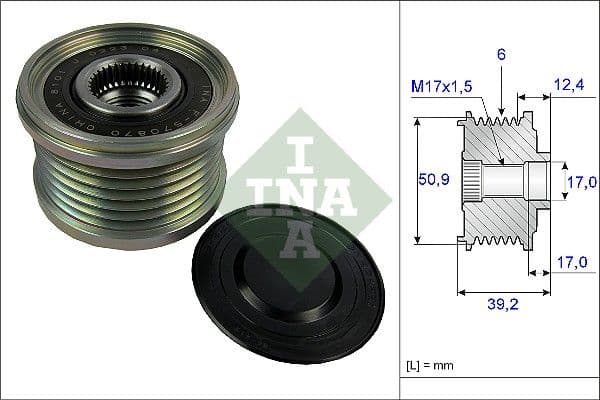 Rueda libre del alternador Schaeffler INA 535 0247 10