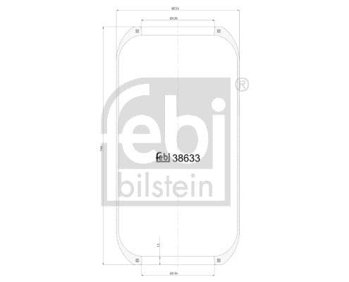 Cubrepolvo, suspensión neumática FEBI BILSTEIN 38633
