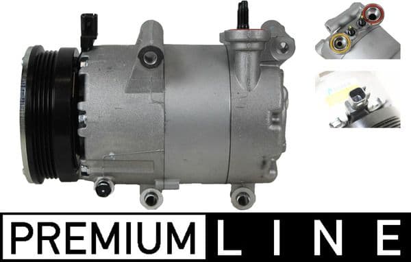 Compresor, aire acondicionado MAHLE ACP 554 000P