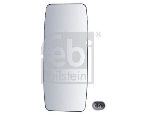 Cristal de espejo, espejo retrovisor exterior FEBI BILSTEIN 102075