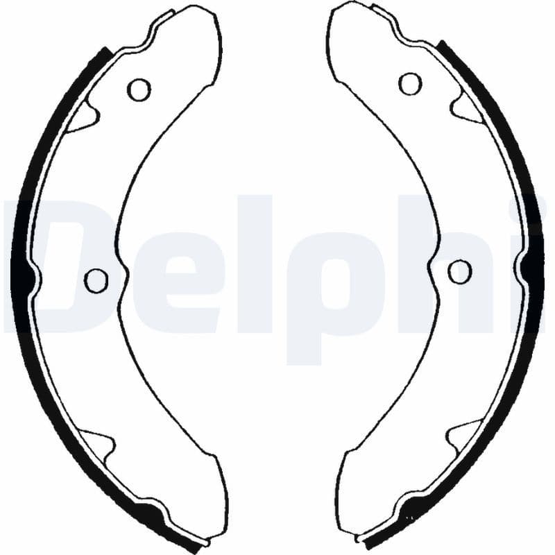 Juego de zapatas de frenos DELPHI LS1523