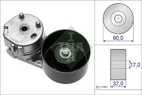 Tensor de correa, Correa poli V Schaeffler INA 534 0394 10