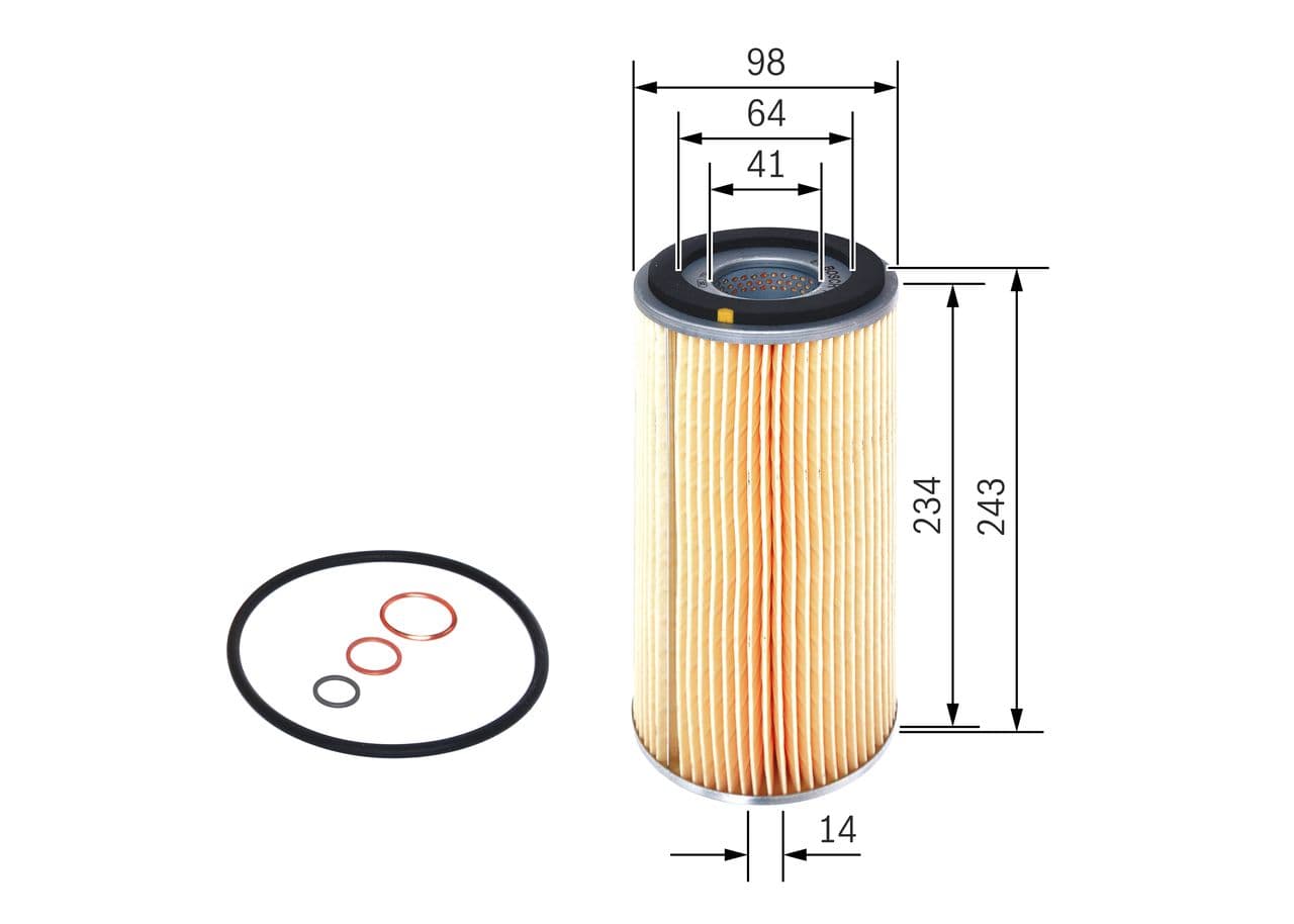 Filtro de aceite BOSCH 1 457 429 600