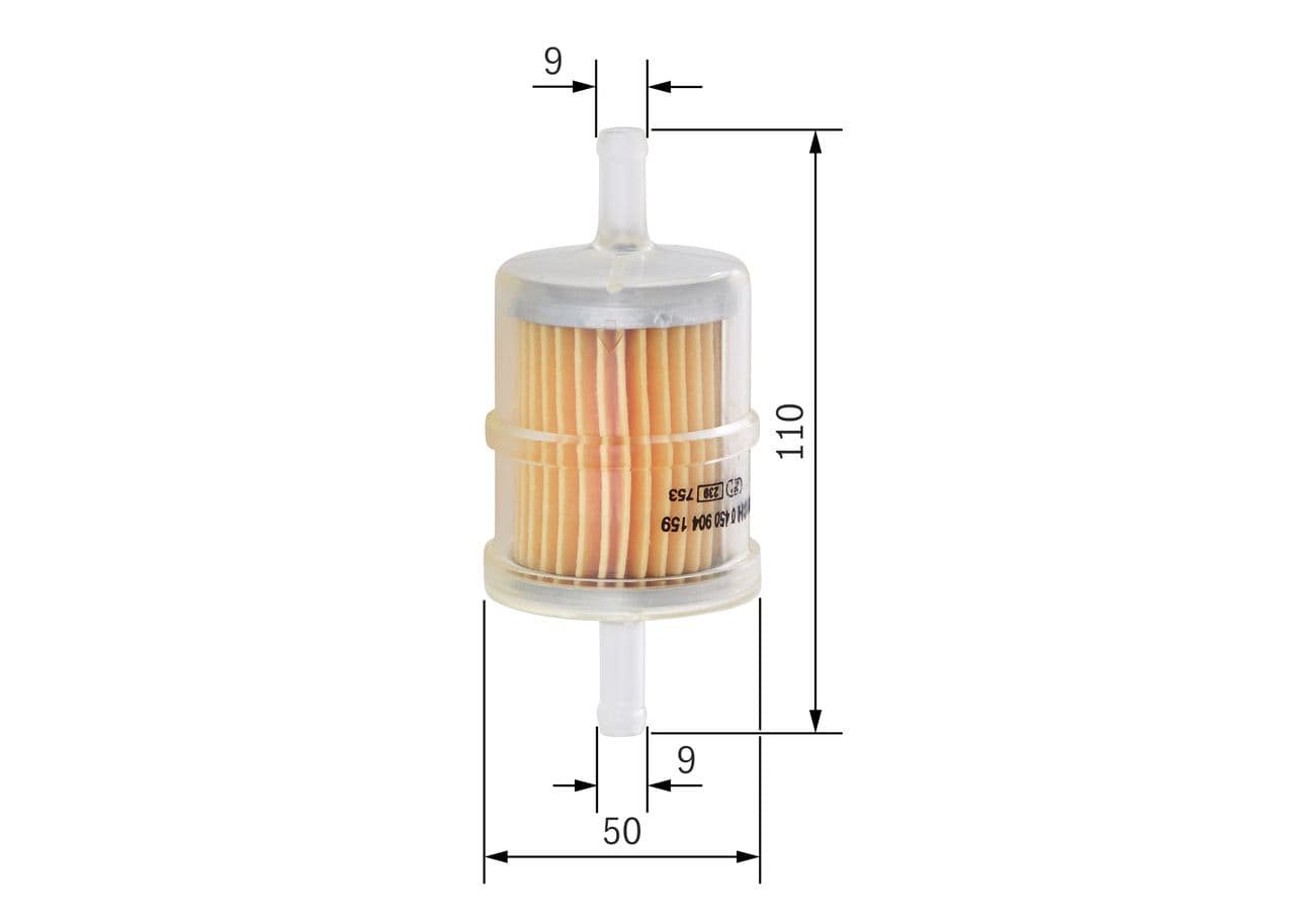 Filtro combustible BOSCH 0 450 904 159