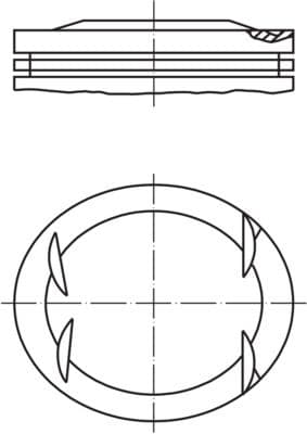 Pistón MAHLE 001 41 02