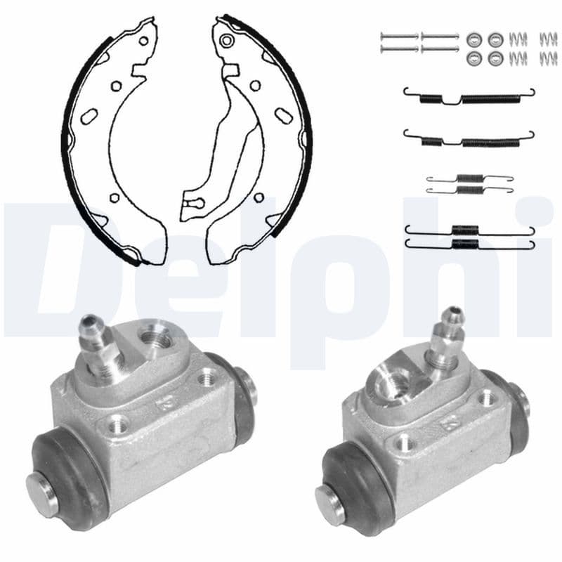 Juego de zapatas de frenos DELPHI KP1087