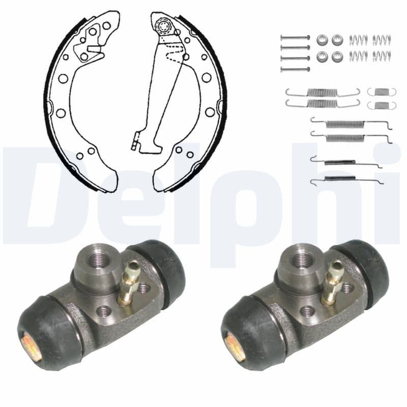 Juego de zapatas de frenos DELPHI KP1063
