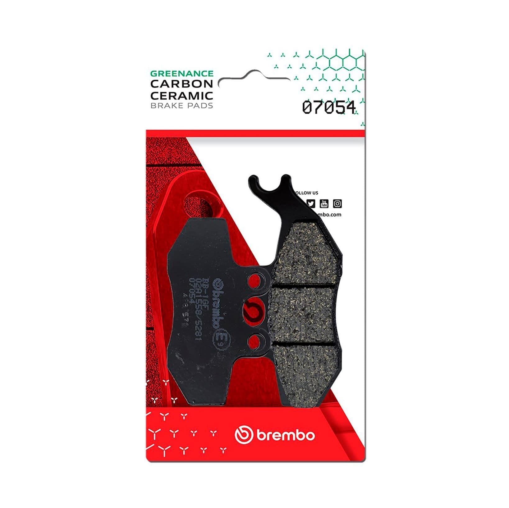 Juego de balatas de freno BREMBO 07054
