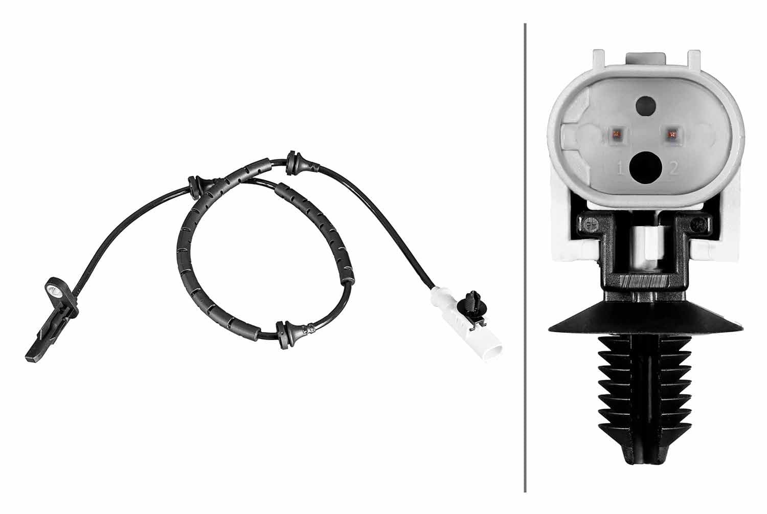 Sensor, revoluciones de la rueda HELLA 6PU 358 216-401