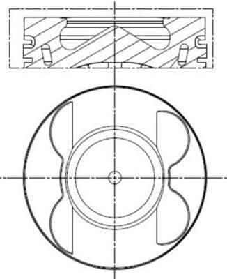 Pistón MAHLE 001 PI 00190 000