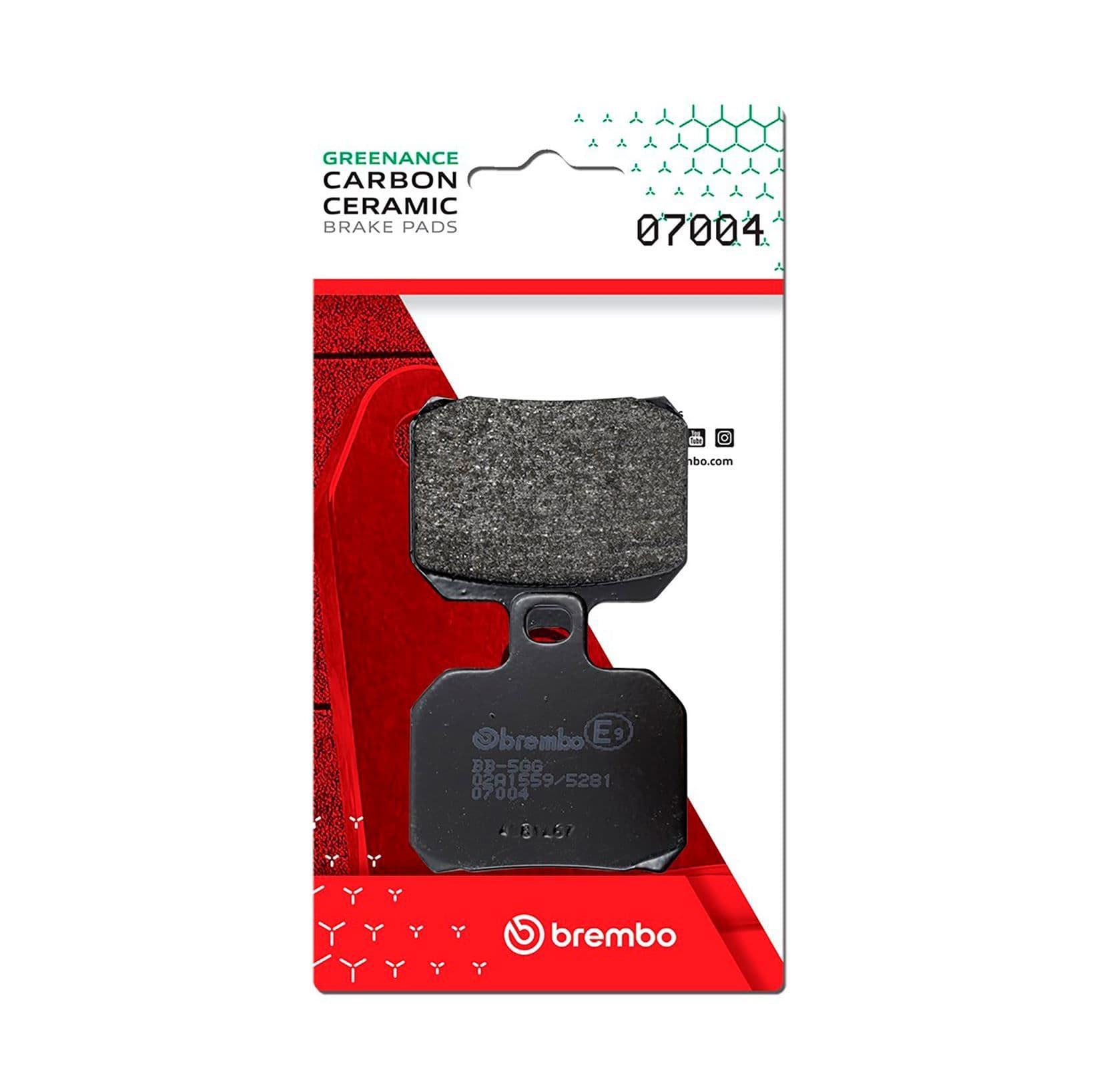Juego de balatas de freno BREMBO 07004
