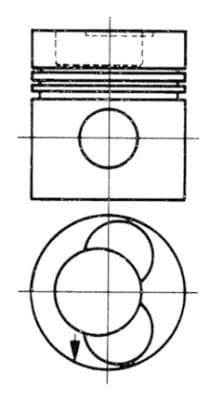 Pistón KOLBENSCHMIDT 40240600