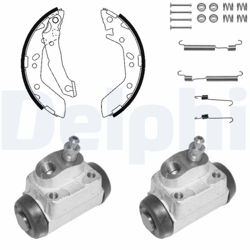 Juego de zapatas de frenos DELPHI KP1104