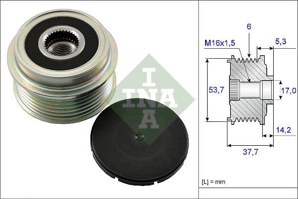 Rueda libre del alternador Schaeffler INA 535 0132 10