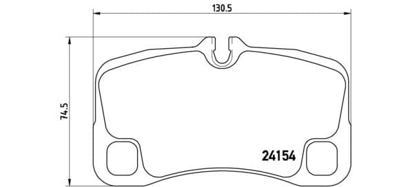 Juego de balatas de freno BREMBO P 65 012