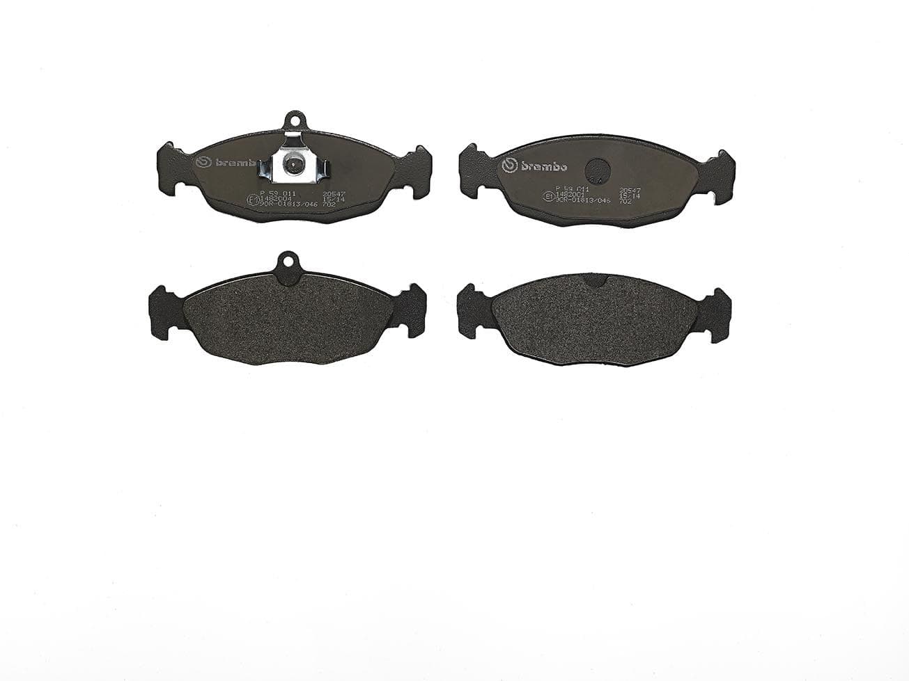 Juego de balatas de freno BREMBO P 59 011
