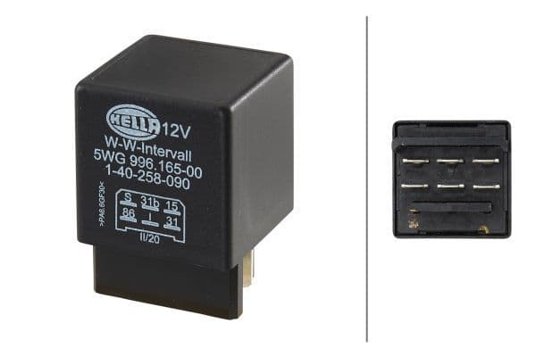 Relevador, corriente de trabajo HELLA 5WG 996 165-001