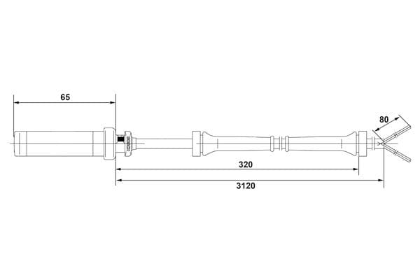 Sensor, revoluciones de la rueda BOSCH 0 265 004 022