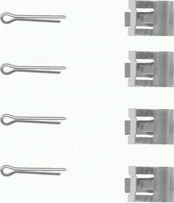Juego de accesorios, balatas de frenos TEXTAR 82013200