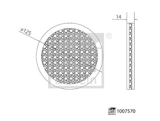 Filtro, aire del interior FEBI BILSTEIN 1007570