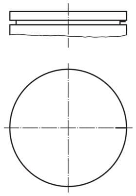 Pistón MAHLE 021 03 00