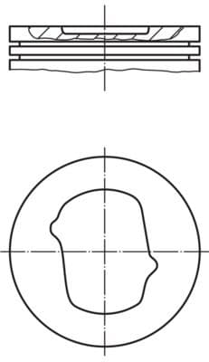Pistón MAHLE 014 24 02