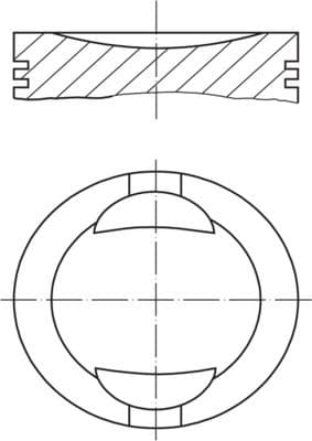 Pistón MAHLE 034 69 02