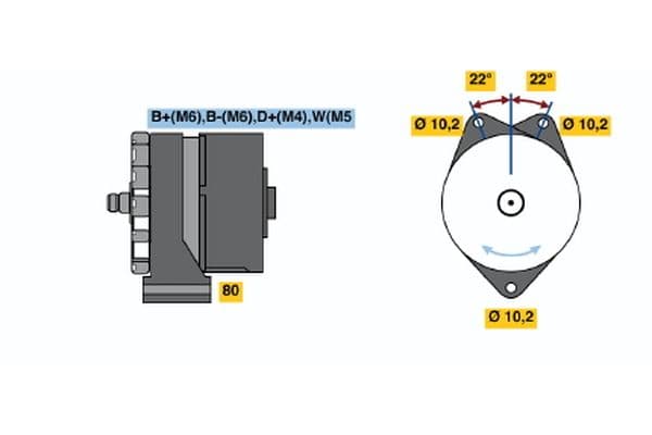 Alternador BOSCH 0 120 488 232