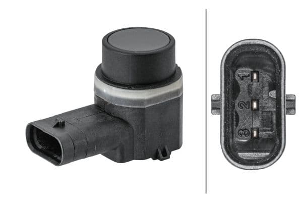 Sensor, auxiliar de estacionamiento HELLA 6PX 358 141-771