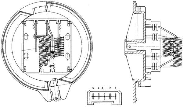 Resistencia, ventilador del interior MAHLE ABR 20 000P