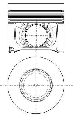 Pistón MAHLE 081 PI 00115 001