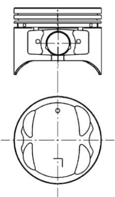 Pistón KOLBENSCHMIDT 40062600