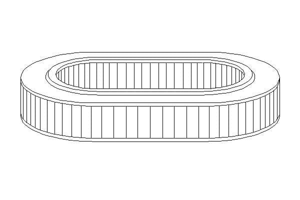 Filtro de aire BOSCH 1 457 433 039
