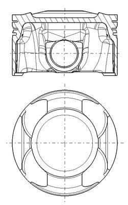 Pistón MAHLE 001 PI 00188 000