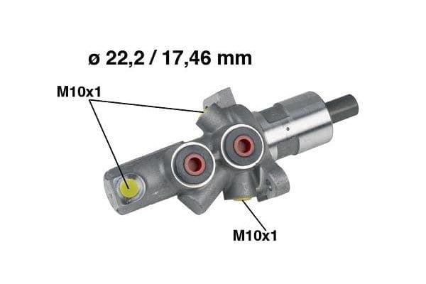 Cilindro principal de freno BOSCH F 026 A05 896