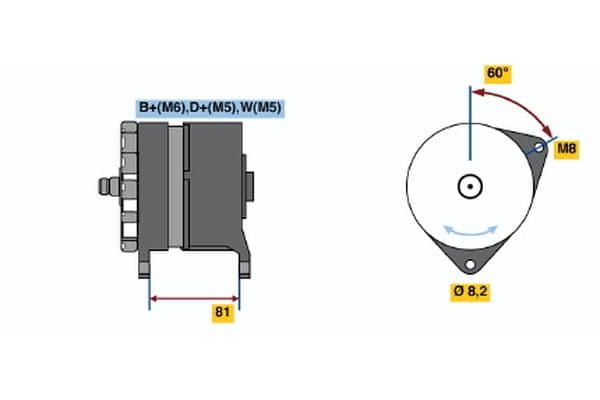 Alternador BOSCH 0 120 488 149