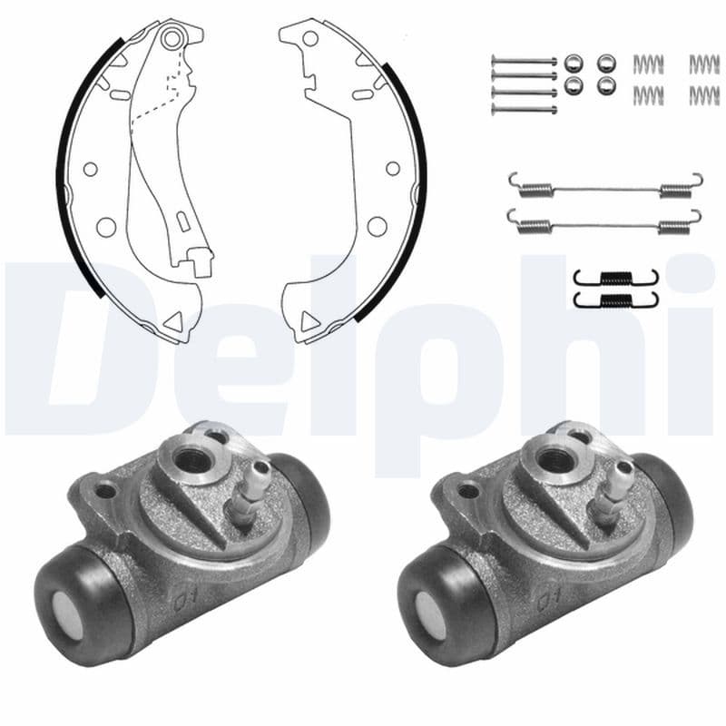 Juego de zapatas de frenos DELPHI KP1117