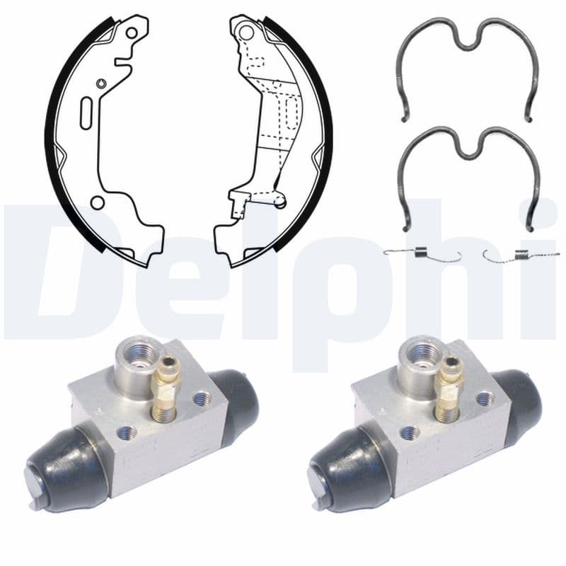 Juego de zapatas de frenos DELPHI KP1075