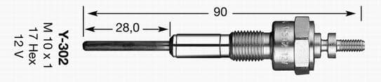 Bujía de precalentamiento NGK 2100