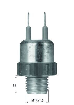 Interruptor de temperatura, ventilador del radiador MAHLE TSW 26