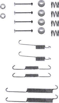 Juego de accesorios, zapatas de freno HELLA 8DZ 355 200-411