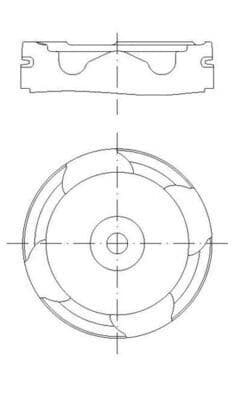 Pistón MAHLE 227 PI 00149 000