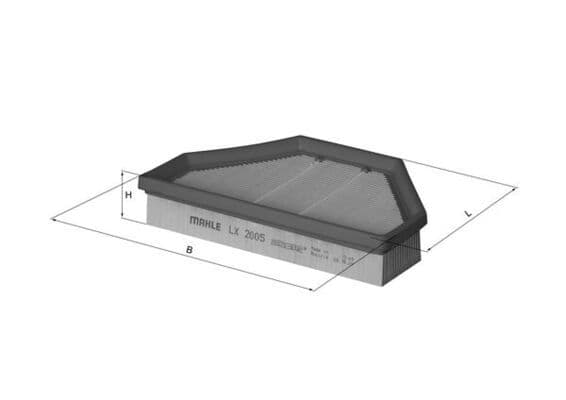 Filtro de aire MAHLE LX 2005
