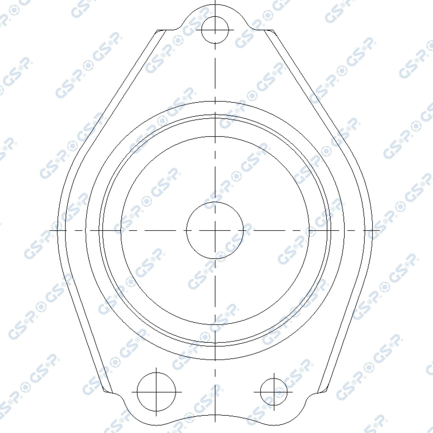Base de amortiguador GSP 534613