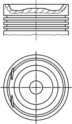 Pistón MAHLE 012 29 02