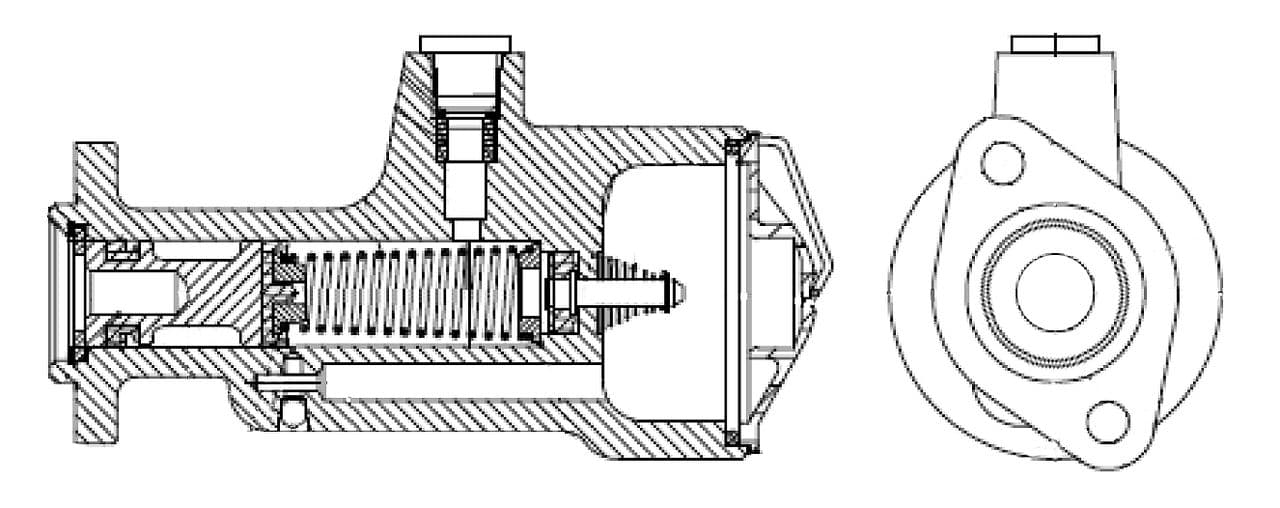 Cilindro maestro, clutch BOSCH F 026 005 006